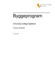 Byggeprogram - University College Sjælland