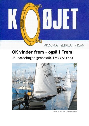 Nr. 5/2010 - Øresunds Sejlklub Frem