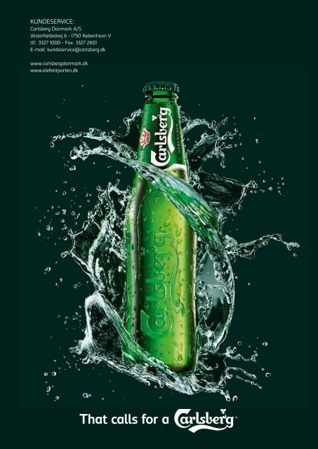 PRISLISTE ON TRADE - Carlsberg Danmark