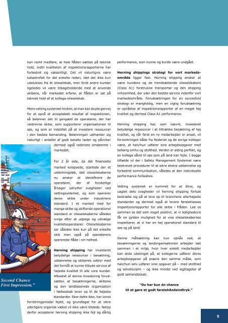 Lederen side 2 Vetting systemets betydning for herning shipping ...