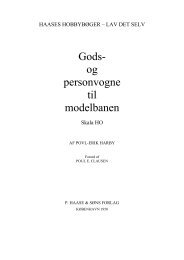 Gods- og personvogne til modelbanen - Modelbaneteknik