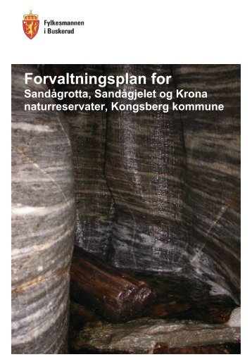 Forvaltningsplan for Sandågrotta, Sandågjelet ... - Fylkesmannen.no