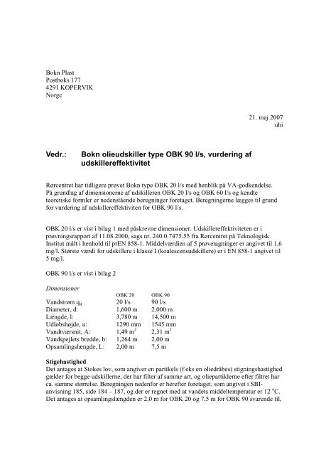 Utslepp til vatn - Randaberg Kommune