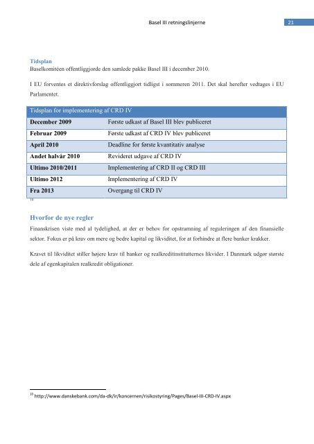 Basel III og kapitaldækning - IBC