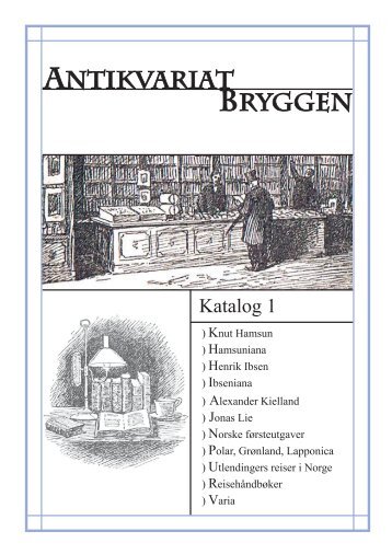 Katalog 1 – Varia - Antikvariat Bryggen