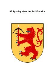 På Spaning efter det Småländska. - Alvesta Kommun