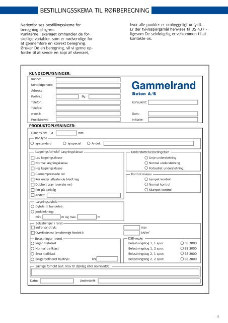 Rørkatalog - Gammelrand Beton