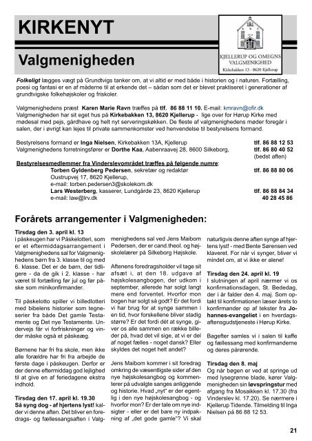 LÆS OM : - Lokalbladet - For Vinderslev-, Pederstrup-, Mausing