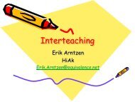 Interteaching - Erik Arntzen
