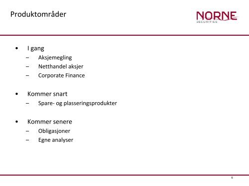 NORNE Sec. - Fana Sparebank