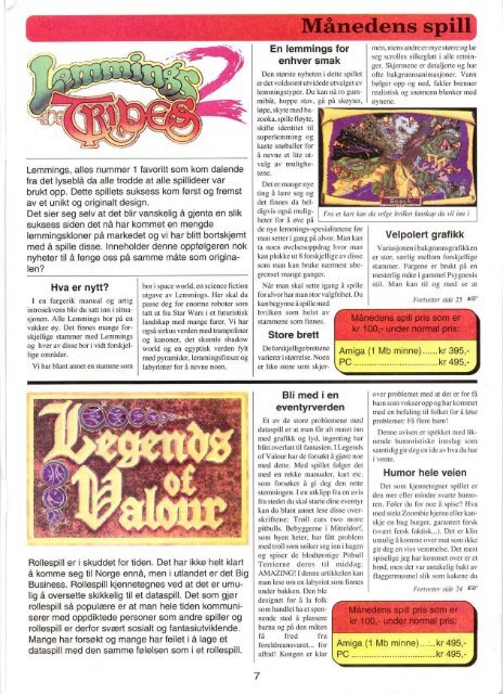 AMIGA · PC · C64 • Bladet for ane! - Stone Oakvalley Studios