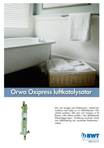Orwa Oxipress luftkatalysator - HOH Separtec Oy