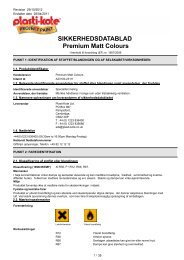 SIKKERHEDSDATABLAD Premium Matt Colours - Silvan