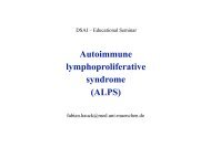 Autoimmune lymphoproliferative syndrome (ALPS)