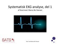 Systematisk EKG analyse - SATS