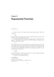 Chapter 8 Exponential Function - MathWorks