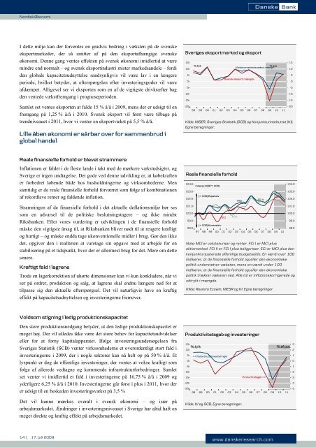 Nordisk Økonomi - Danske Analyse - Danske Bank