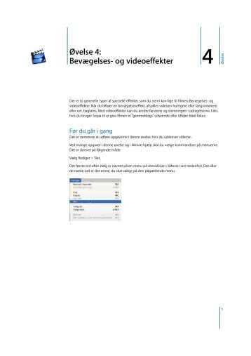 Øvelse 4: Bevægelses- og videoeffekter - Pædagogisk IT-tema