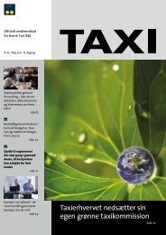 Taxierhvervet nedsætter sin egen grønne ... - Dansk Taxi Råd