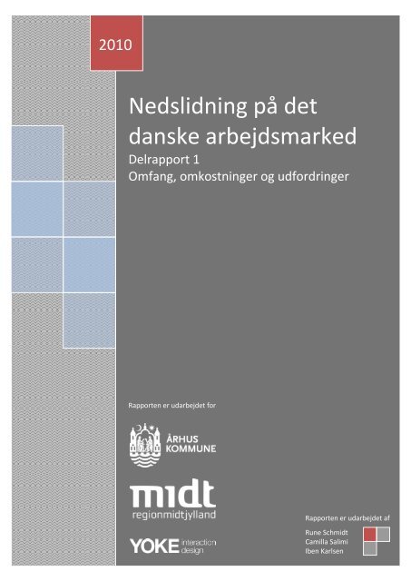 Rapport om nedslidning - Aarhus.dk