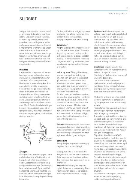 Patientvejledning for slidgigt (pdf) - Gigtforeningen