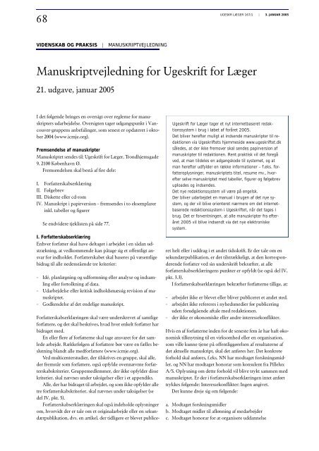 pdf-udgave - Ugeskrift for Læger