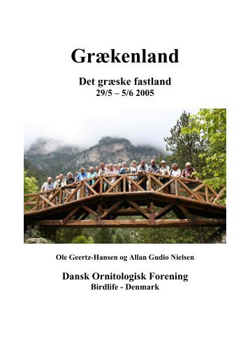 Tur rapport Grkenland 2005 - DOF Travel