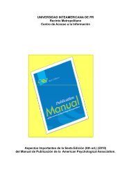 Guía del Manual APA (6th ed.) - Universidad Interamericana de ...