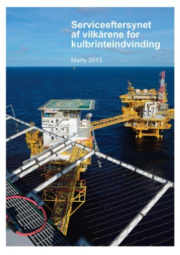 Serviceeftersyn af vilkårene for kulbrinteudvinding ... - Skatteministeriet