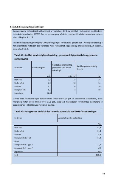 Serviceeftersyn af vilkårene for kulbrinteudvinding ... - Skatteministeriet