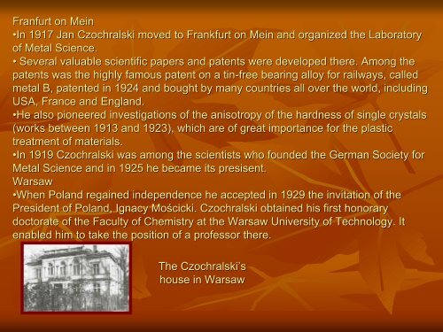 90th anniversary of Czochralski pulling method