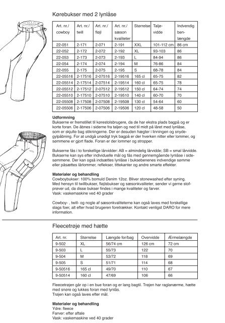 Download varekatalog - Daro.dk