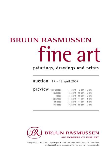 malerier - Bruun Rasmussen