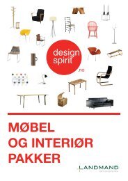 Møbel og interiør pakker - Designspirit.no