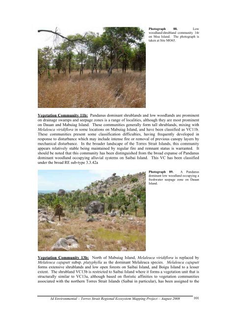 Appendix 2 - Vegetation Communities and Regional Ecosystems