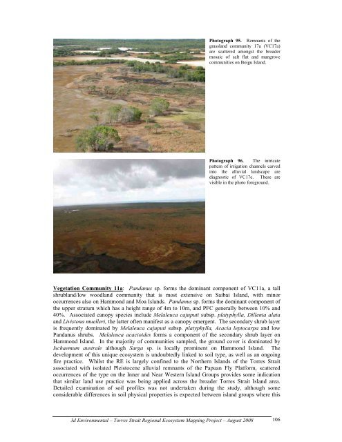 Appendix 2 - Vegetation Communities and Regional Ecosystems