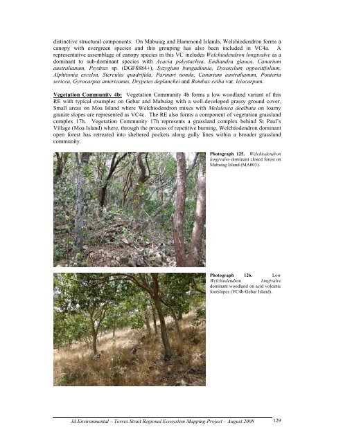 Appendix 2 - Vegetation Communities and Regional Ecosystems