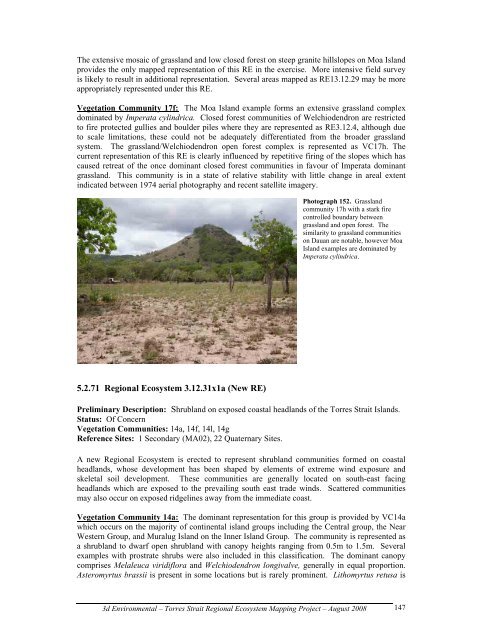 Appendix 2 - Vegetation Communities and Regional Ecosystems