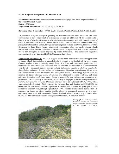 Appendix 2 - Vegetation Communities and Regional Ecosystems