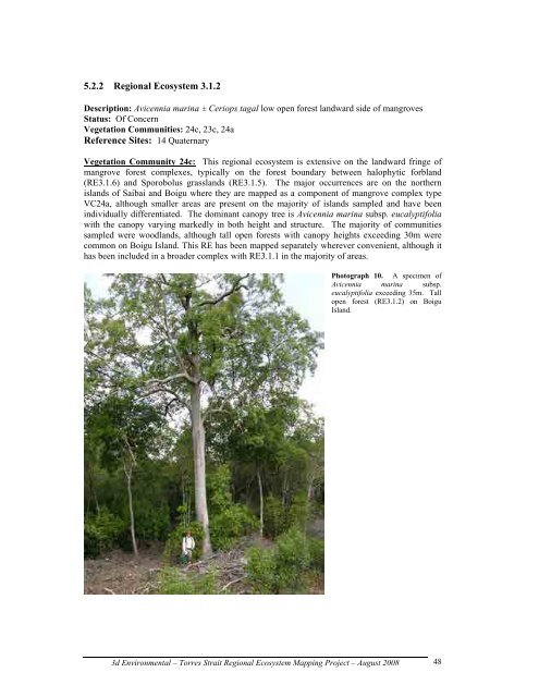 Appendix 2 - Vegetation Communities and Regional Ecosystems