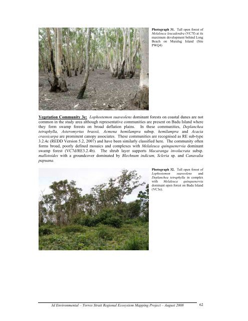 Appendix 2 - Vegetation Communities and Regional Ecosystems