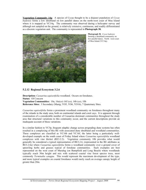 Appendix 2 - Vegetation Communities and Regional Ecosystems