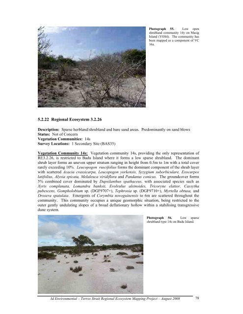 Appendix 2 - Vegetation Communities and Regional Ecosystems