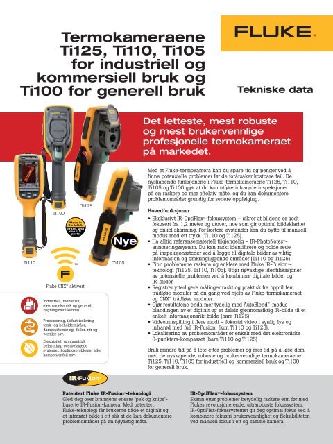 Ti125, Ti110 Industrial-Commercial and the Ti100 General ... - Elfa