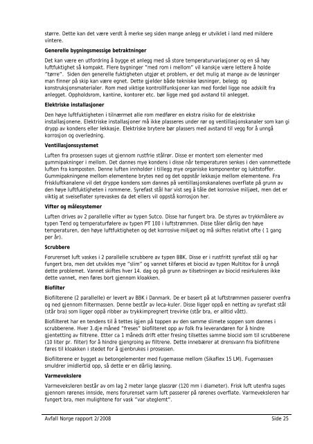 Avfall Norge rapport 2-2008 Anbefalte konstruksjonsmaterialer for ...