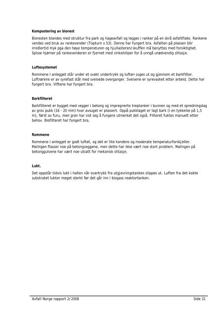 Avfall Norge rapport 2-2008 Anbefalte konstruksjonsmaterialer for ...