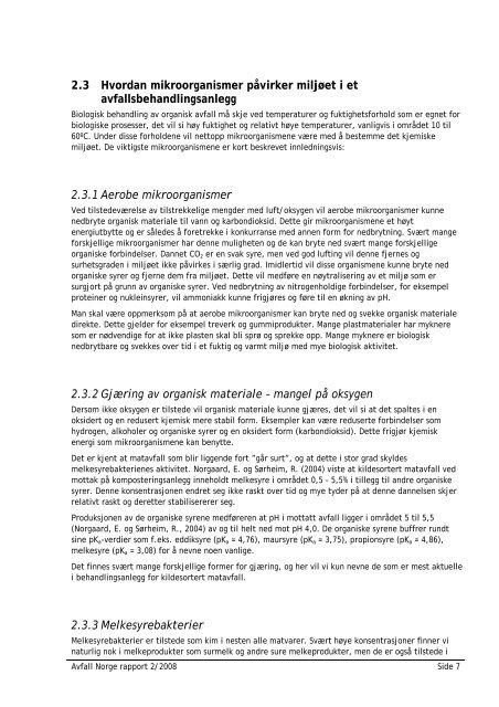 Avfall Norge rapport 2-2008 Anbefalte konstruksjonsmaterialer for ...