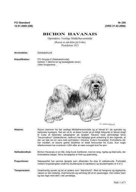 PDF-file: Bichon havanais - Dansk Kennel Klub