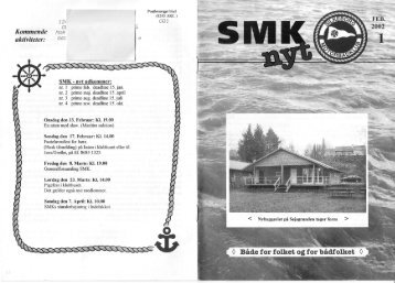SMK-Nyt 1 - Silkeborg Motorbåd Klub