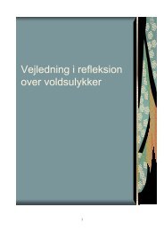 Vejledning til behandling og refleksion af ... - Psykiatrien